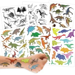 Lasten tatuointi kuvat 100kpl - Dinosaurukset