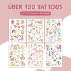 Lasten tatuointi kuvat 100kpl - Satumetsä
