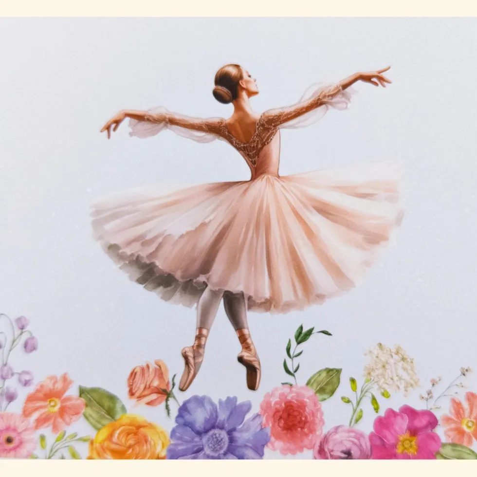 Lasten upea soiva korurasia Ballerina laatikostolla