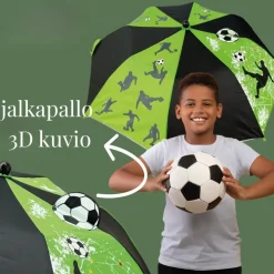 Lasten väriä vaihtava Sateenvarjo - Jalkapallo