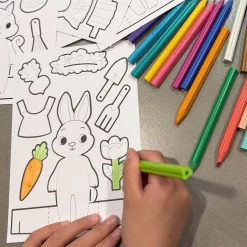 Leikkien Paperinukke askartelu pakkaus