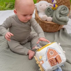 Little Dutch Farmi pehmeä Puuhakuutio