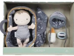 Little Dutch Jim poika vauva pehmonukke ja kantokassi