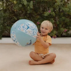 Little Dutch puhallettava Rantapallo - Ocean Dream blue