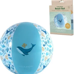 Little Dutch puhallettava Rantapallo - Ocean Dream blue