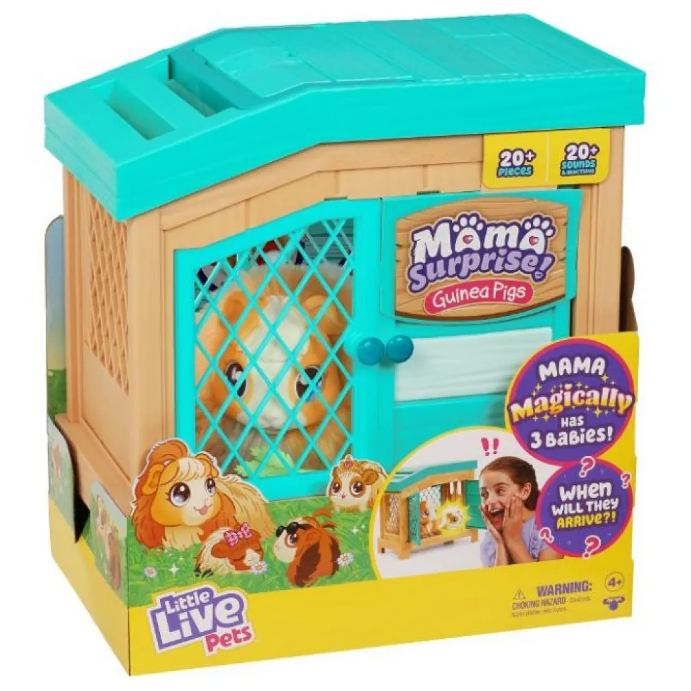 Little Live Pets Mama Suprise interaktiivinen Marsu + vauvat leikkisetti