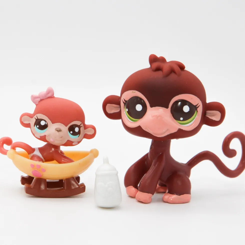 Littlest Petshop Apina #2670 ja vauva #2671