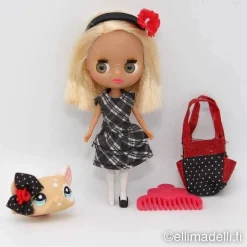 Littlest Petshop Blythe nukke B2 ja Hiiri #1618