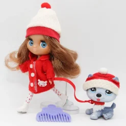 Littlest Petshop Blythe nukke B1 ja Husky #1617