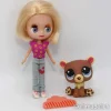 Littlest Petshop Blythe nukke B7 ja Nalle #1854