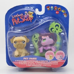 Littlest Petshop Bulldog #135 ja Hämähäkki #136