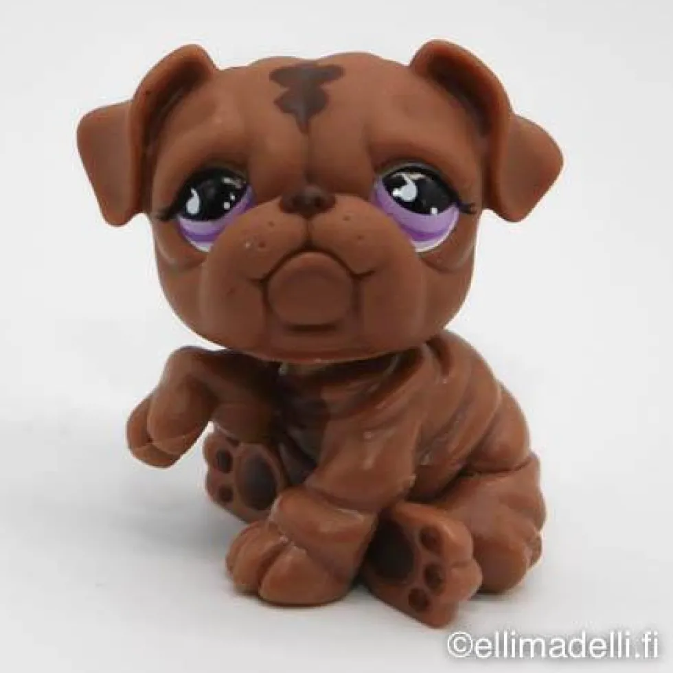 Littlest Petshop Bulldog koira #881