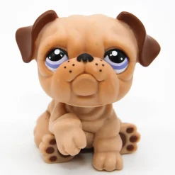 Littlest Petshop Bulldog koira #1342