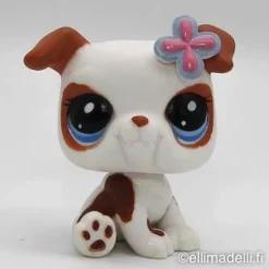 Littlest Pet Shop Bulldog koira #2106 - Second Hand