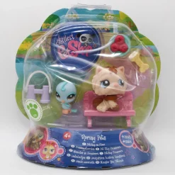 Littlest Petshop Chow Chow koira #1983 ja Undulaatti #1984