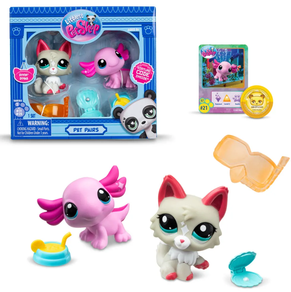 Littlest Pet Shop G7 Divin' Divas Pet Pair