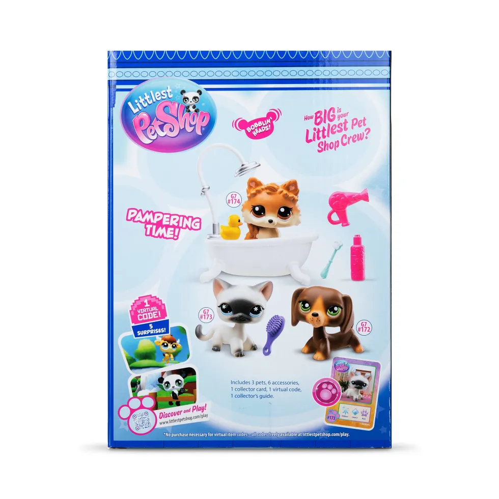 Littlest Pet Shop Grooming Spa G7 S3 -keräilypakkaus