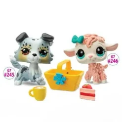 Littlest Pet Shop G7 S4 Pet pair, Collie #245 ja Lammas #246