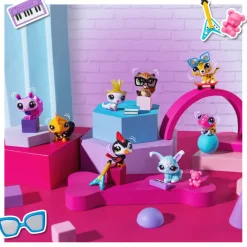 Littlest Pet Shop G7 S5 Punk & Pastel Pet Pair, Tikka #411 ja Pupu #412