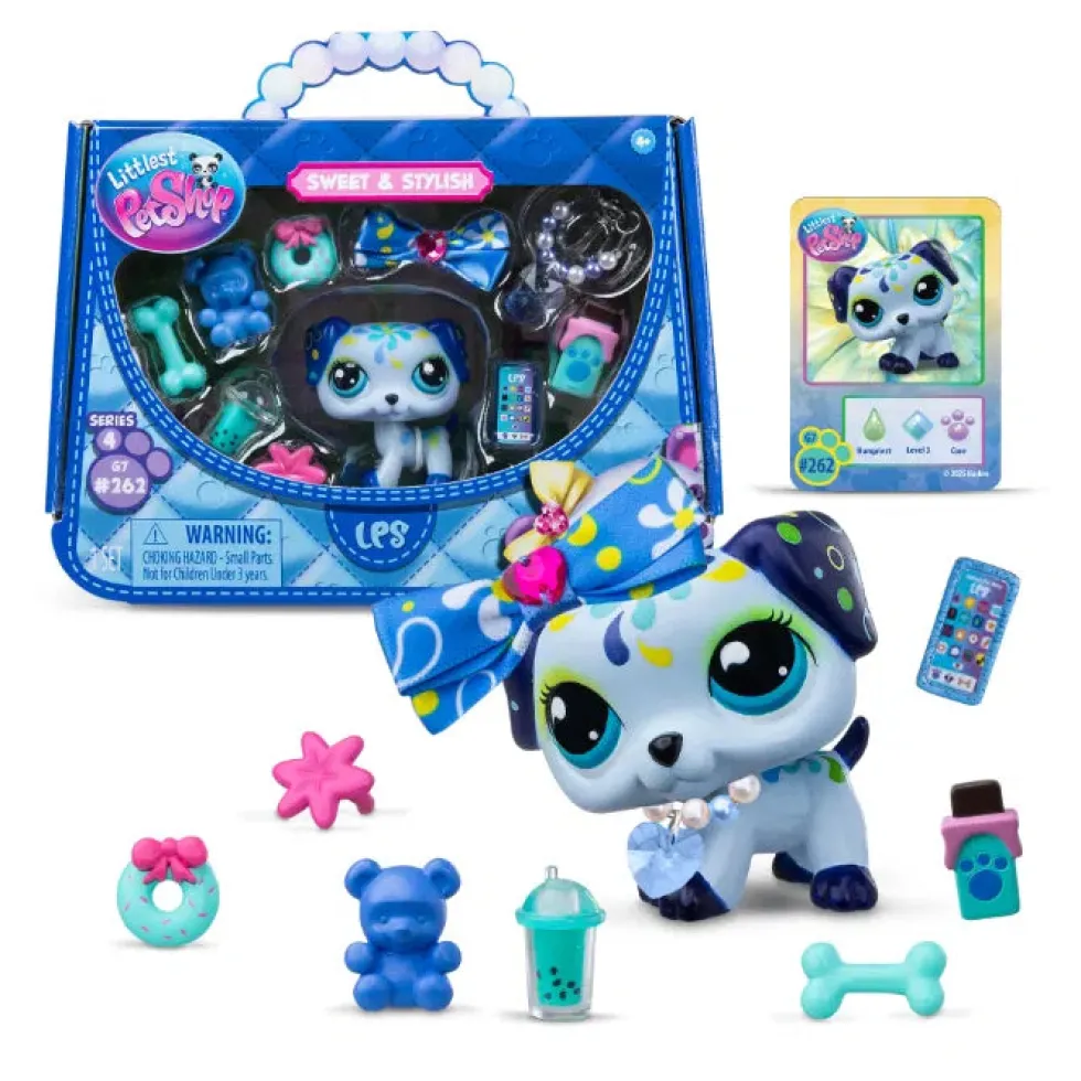 Littlest Pet Shop G7 S4 Sweet and Stylish #262 Dalmatian koira