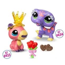 Littlest Pet Shop G7 S5 Valentines Pet Pair, Krokotiili #434 ja Capybara #433