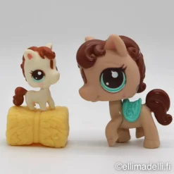Littlest Petshop Hevonen #2666 ja vauva #2667