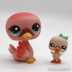 Littlest Petshop Joutsen #2503 ja vauva #2504