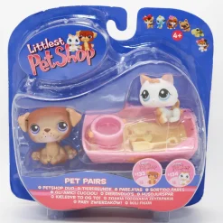 Littlest Petshop Mopsi #133 ja Kissa pentu #134