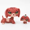 Littlest Petshop Mäyräkoira #3601 ja vauva #3602