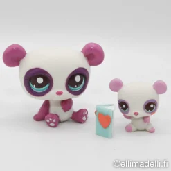 Littlest Petshop Panda #2674 ja vauva #2675