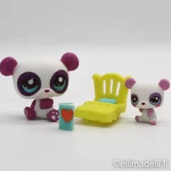 Littlest Petshop Panda #2674 ja vauva #2675