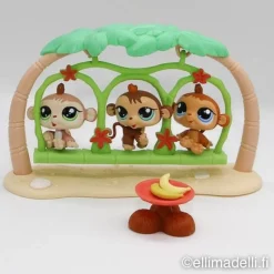 Littlest Petshop Petriplets Apinat #1551-1553