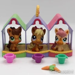 Littlest Petshop Petriplets Hevonen #1879-1881