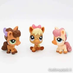 Littlest Petshop Petriplets Hevonen #1879-1881