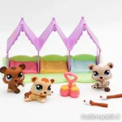 Littlest Petshop Petriplets Karhu pennut #1554-1556