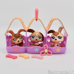 Littlest Petshop Petriplets Koiranpennut #1338-1340