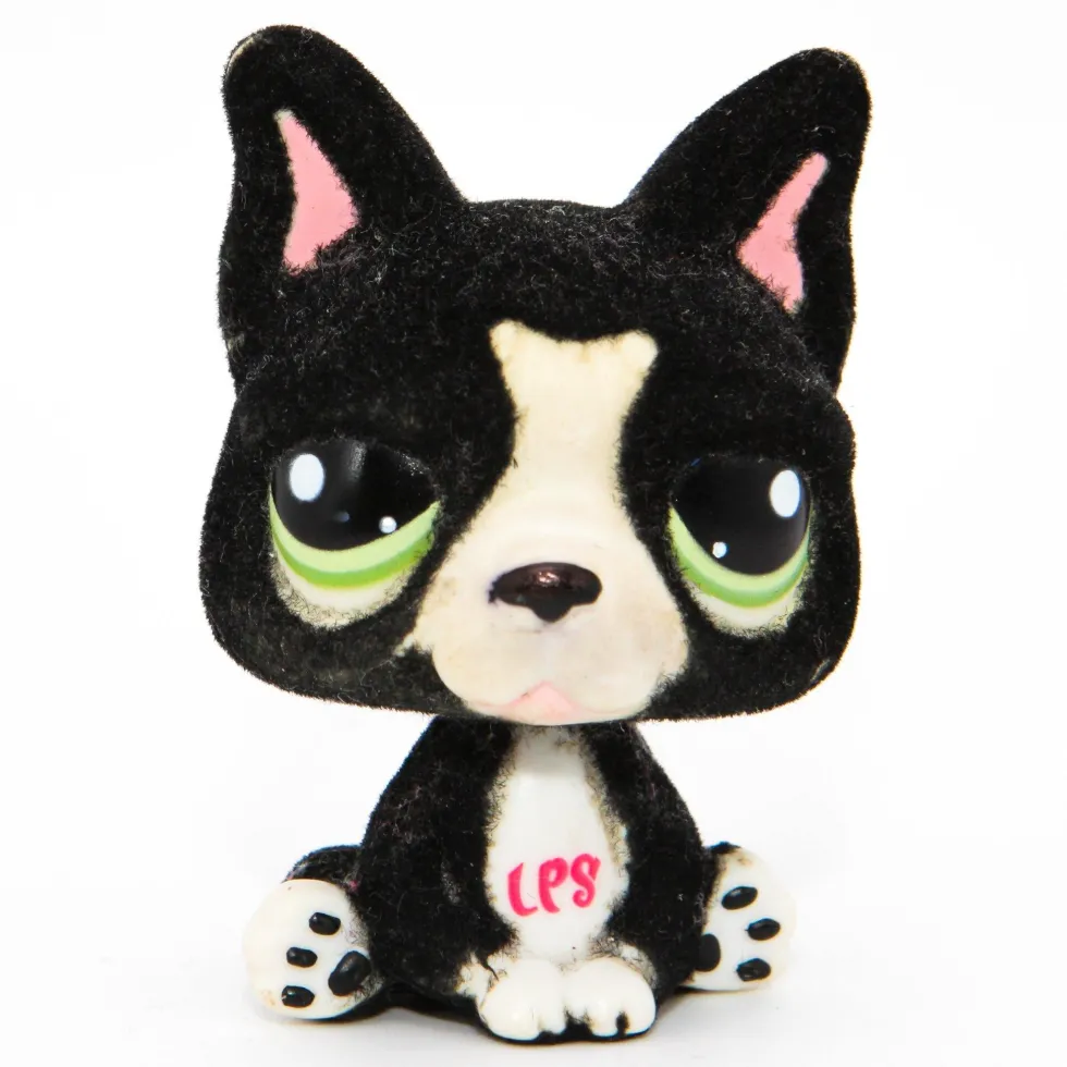 Littlest Petshop Ranskan Bulldog koira #978