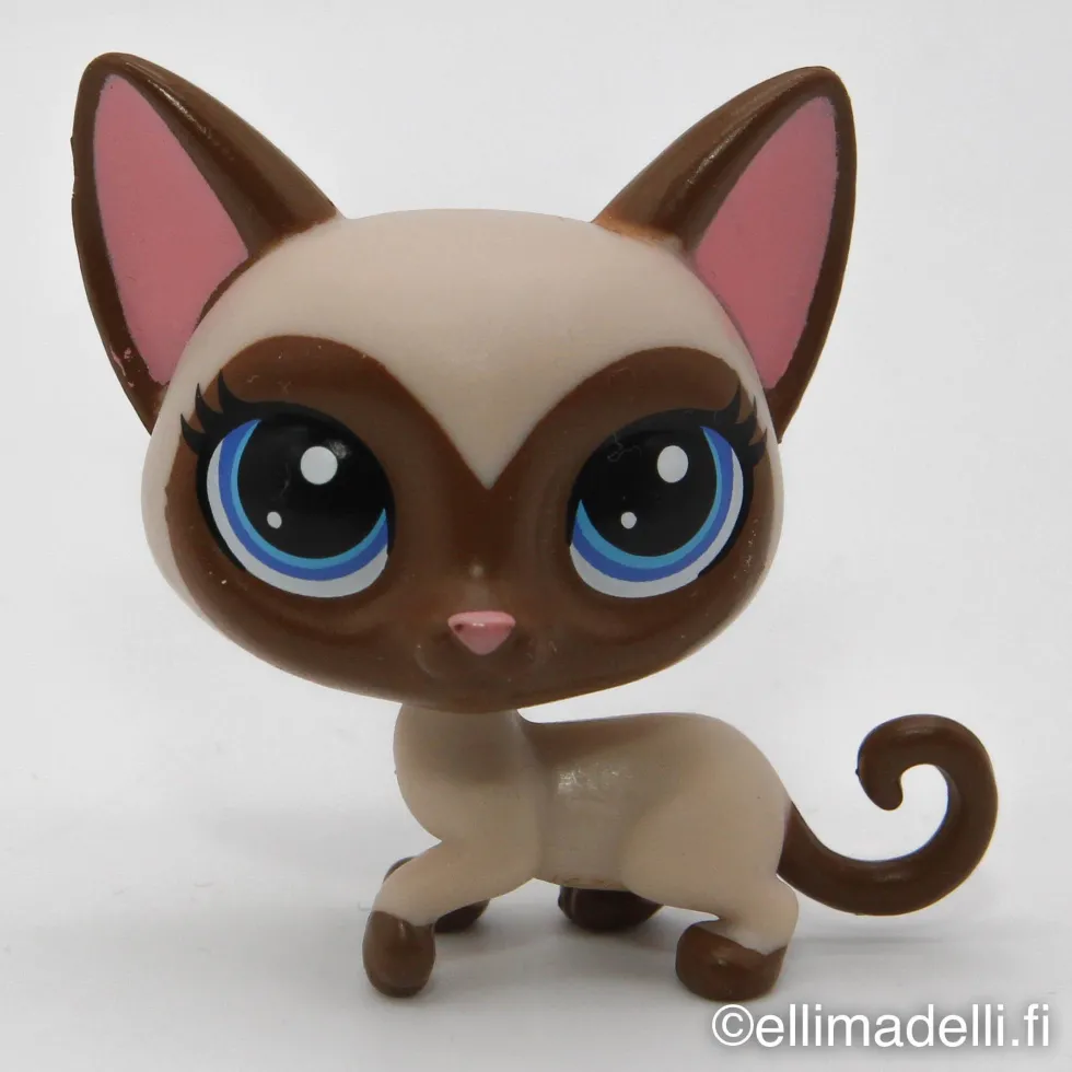 Littlest Petshop siamilainen kissa #4-166