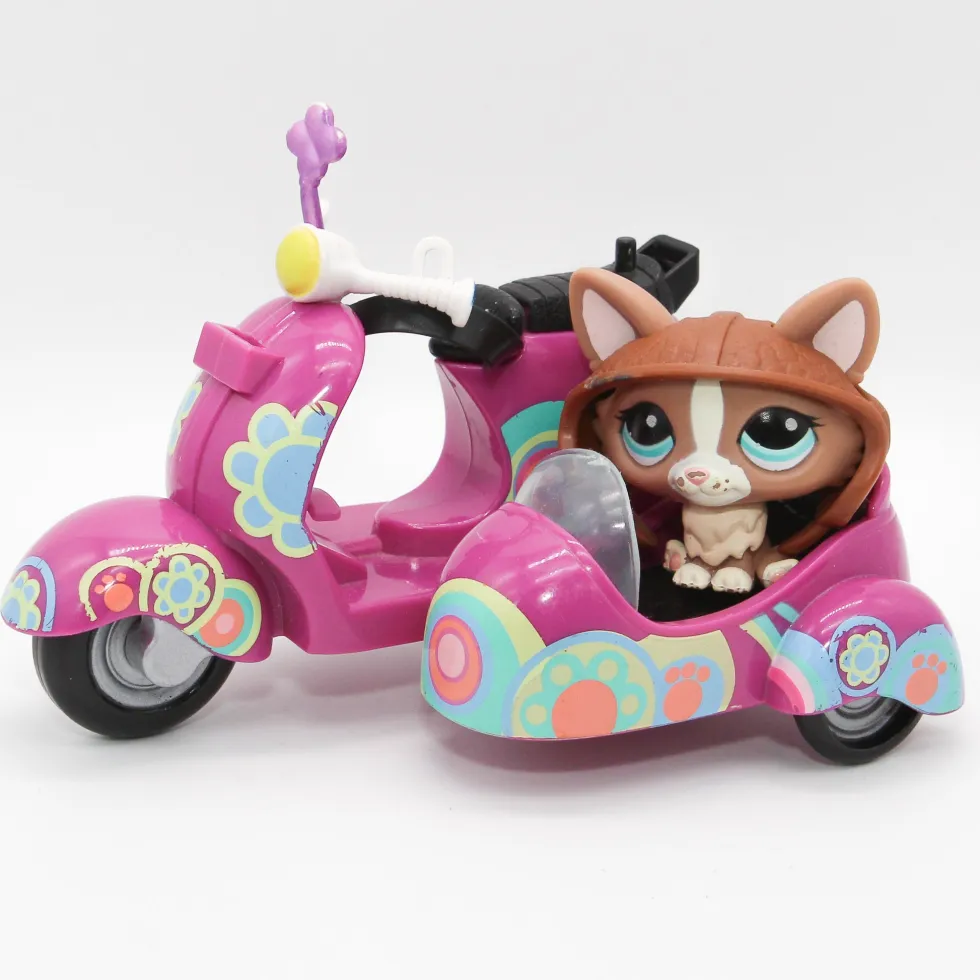 Littlest Petshop Skootteri ja Corgi #1864