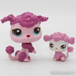 Littlest Petshop Villakoira ja vauva #2497-2498