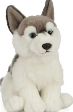 Living Nature Husky koira pentu pehmolelu 25cm