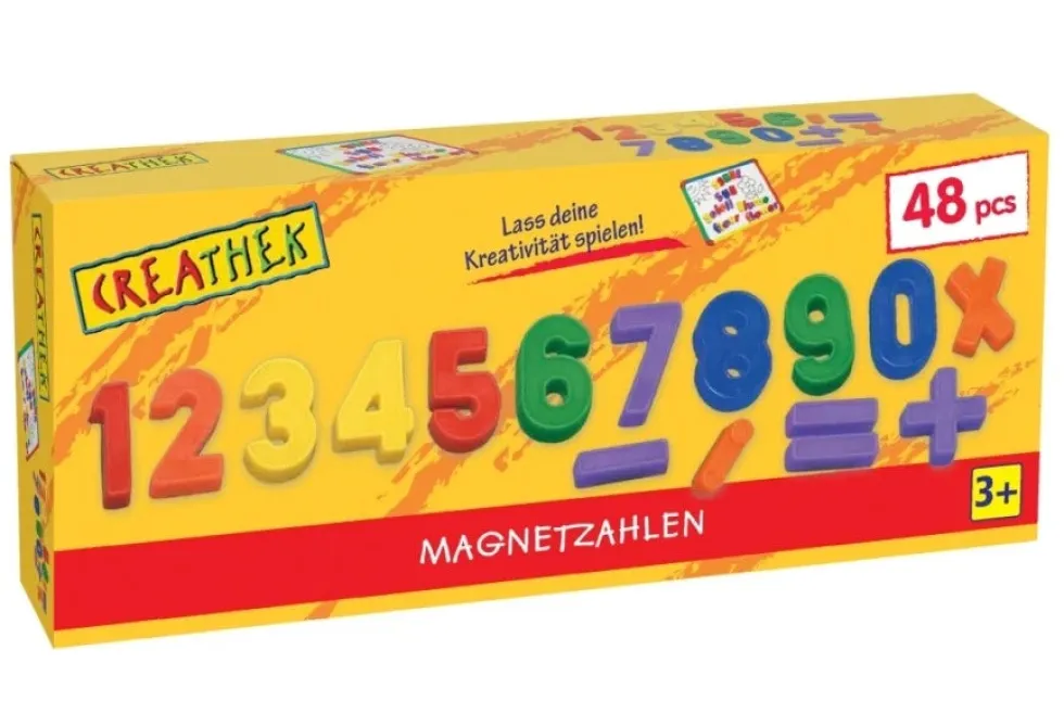 Magneetti numerot lasku harjoituksiin 48kpl