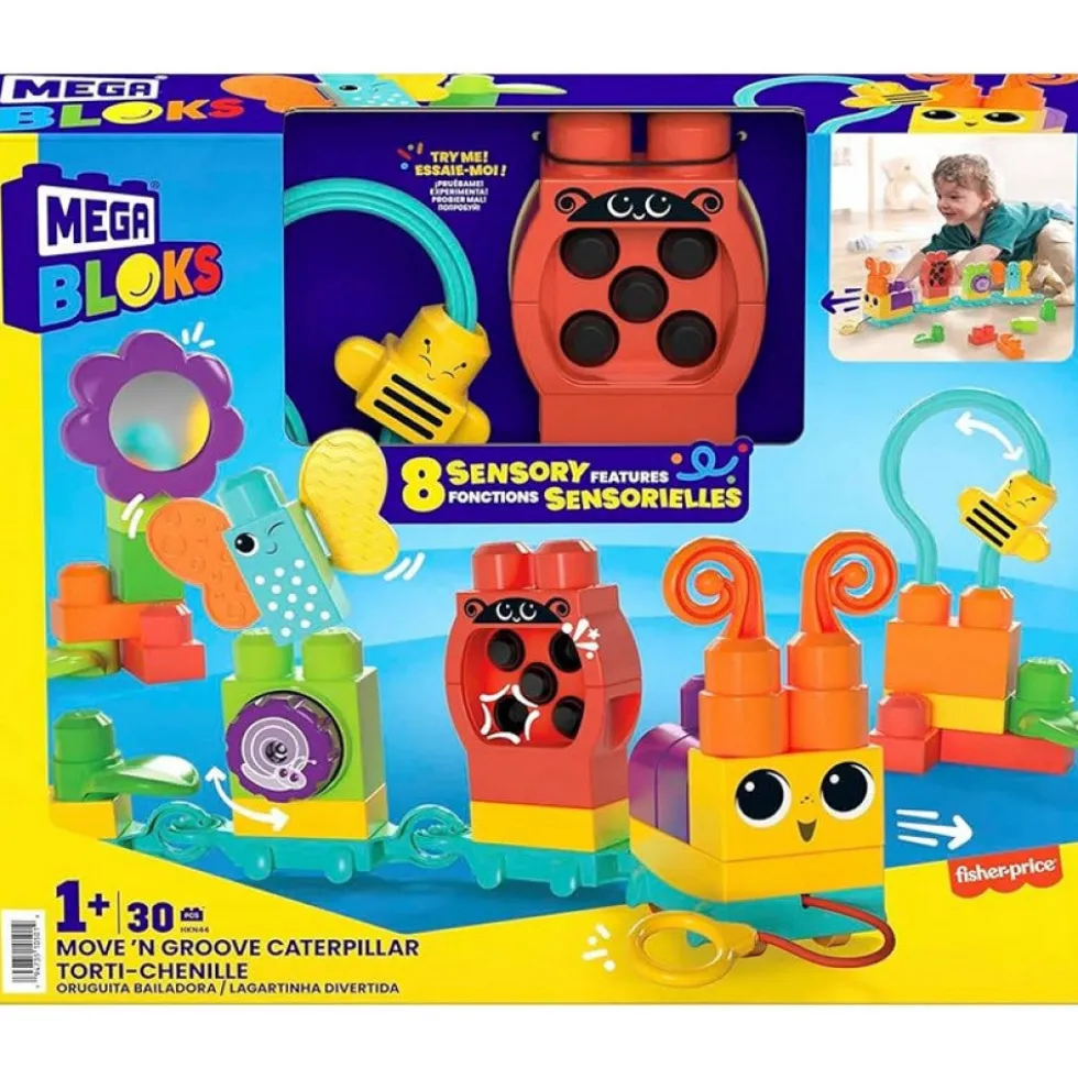 Mega Bloks toukka Juna rakennuspalat