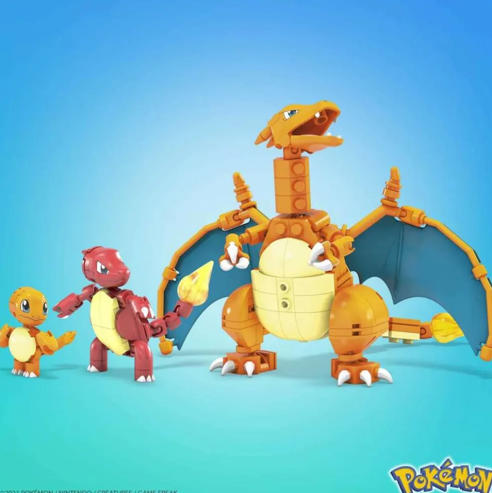 Mega Construx Pokemon Charmander Evolution -rakennussetti