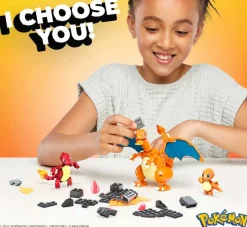 Mega Construx Pokemon Charmander Evolution -rakennussetti