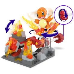 Mega Construx Pokemon Charmanders Fire Spin -rakennussetti