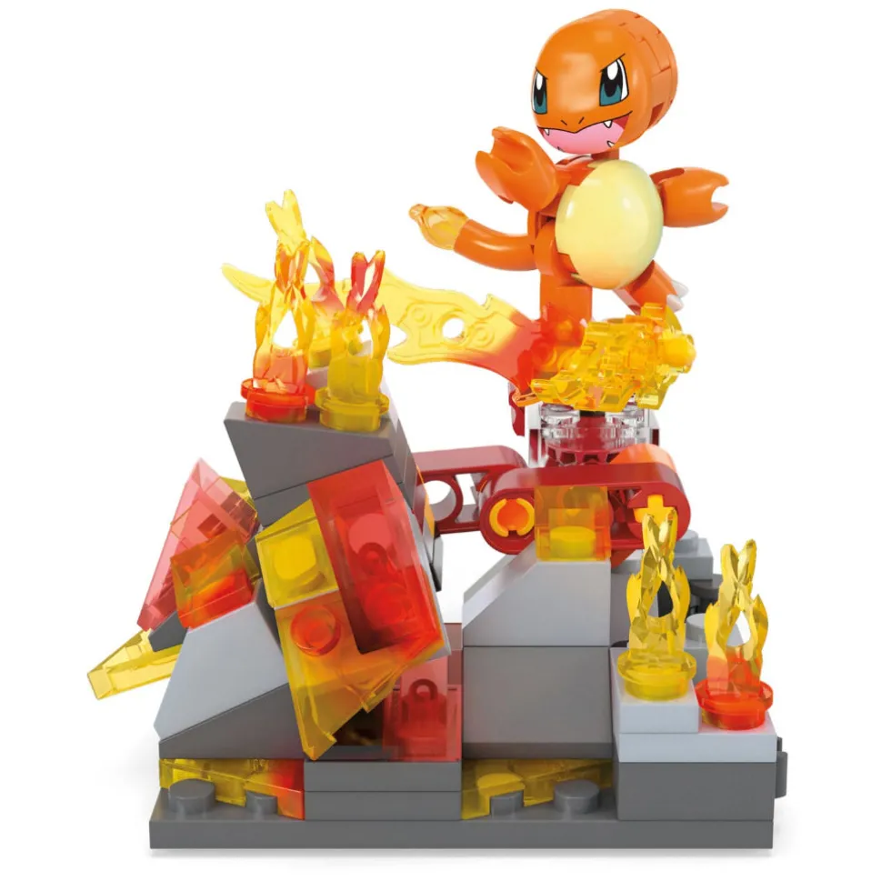 Mega Construx Pokemon Charmanders Fire Spin -rakennussetti