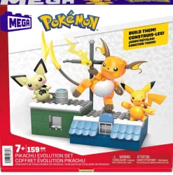 Mega Construx Pokemon Pikachu Evolution -rakennussetti