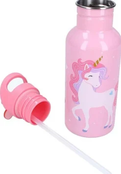 Metallinen juomapullo 500ml - Yksisarvinen