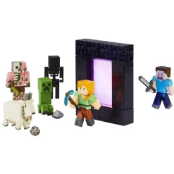 Minecraft Build-A-Portal Creeper -figuuri